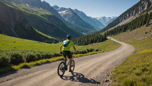 Aventures à vélo à travers les paysages variés