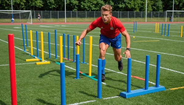 Piquets de slalom : comment créer un parcours pour travailler l'agilité